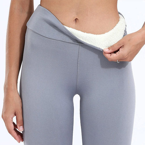 Calça Legging Confortável Peluciada Forrada com Lã