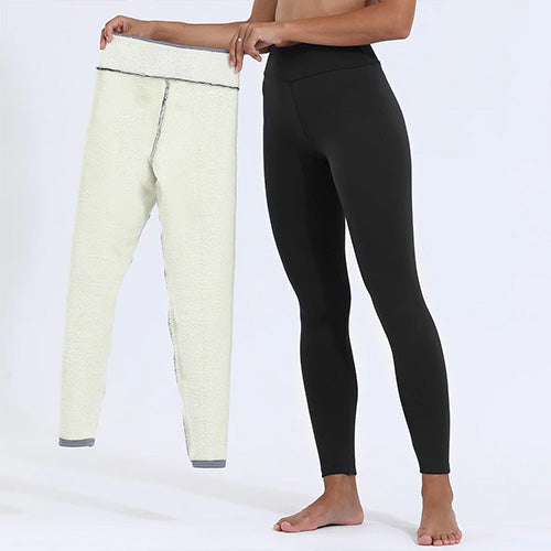 Calça Legging Confortável Peluciada Forrada com Lã